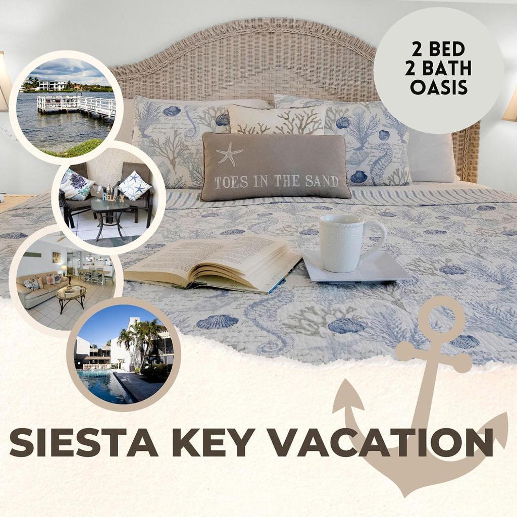 Siesta Key Escape Ground Floor Steps To Heated Pool And Free Trolley Lägenhet Exteriör bild